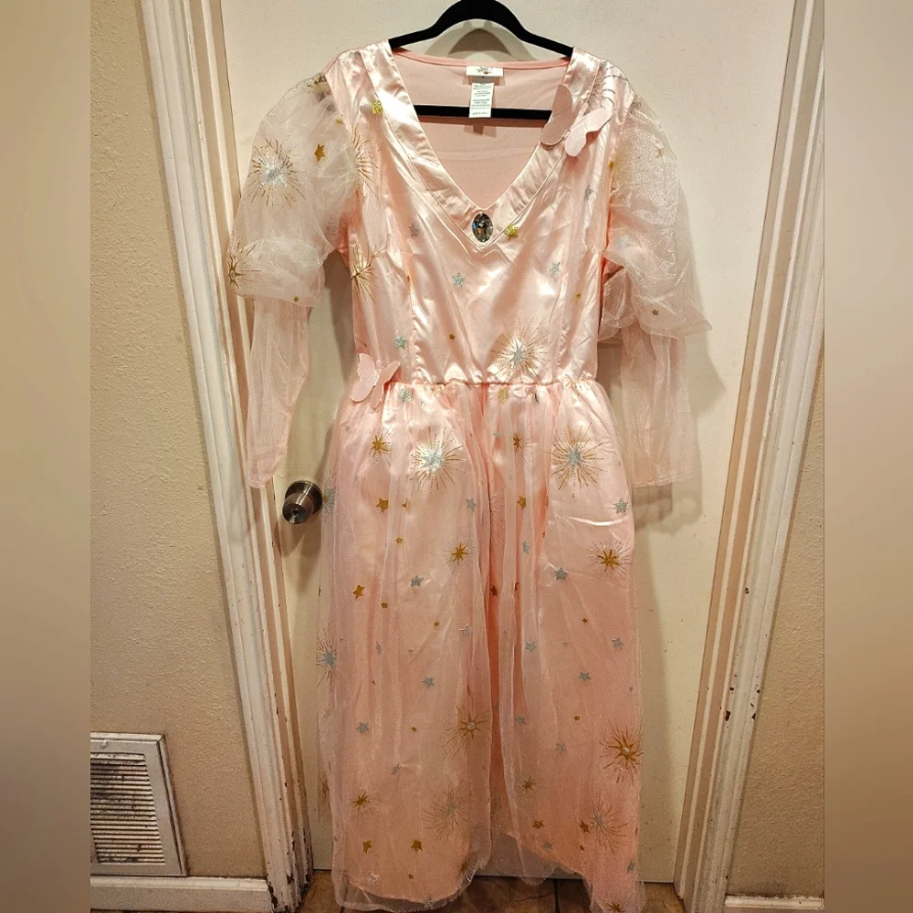 The Wizard Of Oz Glinda Good Witch Pink Costume Dress Adult 2X Wicked Cosplay - Picture 1 of 8